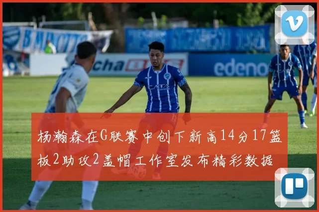 杨瀚森在G联赛中创下新高14分17篮板2助攻2盖帽工作室发布精彩数据海报